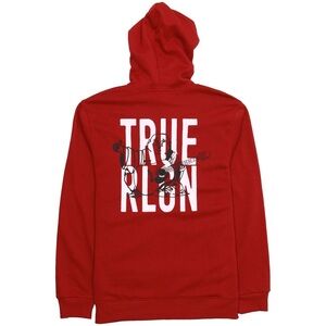 True Religion Red Zip Up Sweater